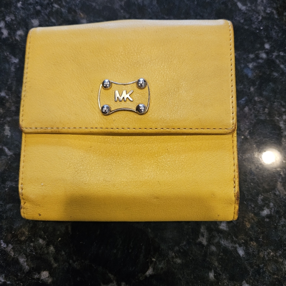 Michael Kors wallet yellow